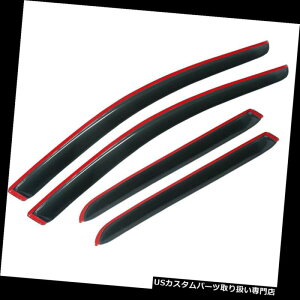 xgoCU[ hAoCU[ CK[h 13-15OH~[Wnb`obN̂߂4pc̉̏o̊Ď̃oCU[̃e[vI 4pc Smoke Vent Guard Window Visors Tape-On for 13-15 Mitsubishi Mirage Hatch