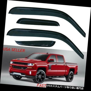 xgoCU[ hAoCU[ CK[h GMC Sierra Extended Cab 99-06pEBhEoCU[VF[hT/C/EBhK[htBbg Window Visors Shades Sun/Rain/Wind Guard fit for GMC Sierra Extended Cab 9