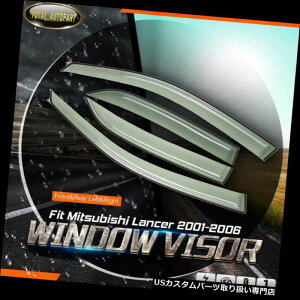 xgoCU[ hAoCU[ CK[h 4xEBhEoCU[VF[hxgTCK[hV[hOHT[01-06 4x Window Visors Shades Vent Sun Rain Guards Shields for Mitsubishi Lancer 01-06