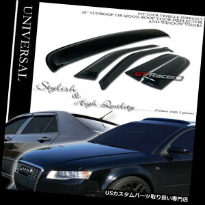 xgoCU[ hAoCU[ CK[h X[NTVF[hxgEBhEoCU[iT[t[[tK[htj5Pc 07-11 Crv Cr-V Smoke Sun Shade Vent Window Visors w/Sunroof Moon Roof Gu