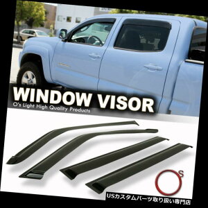 xgoCU[ hAoCU[ CK[h tBbg05-14g^^R}X /vi[N[LuEBhExgTVF[hCoCU[ Fit 05-14 Toyota Tacoma X/Pre-Runner Crew Cab Window Vent 