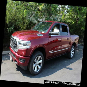 xgoCU[ hAoCU[ CK[h 2019_bWN[Lup̃e[vIxgoCU[4 Tape-on Vent Visors 4 piece for a 2019 Dodge Ram Crew Cab