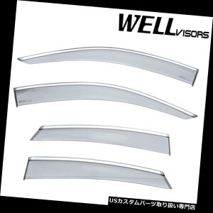 xgoCU[ hAoCU[ CK[h z_VrbNZ_16-18N[gp[NbvON]EBhExgoCU[CK[h For Honda Civic Sedan 16-18 Chrome Trim[Clip ON] Window Vent Visor