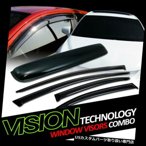 xgoCU[ hAoCU[ CK[h TCEBhEBhEoCU[+ Moonroo f 98-04_bWCgsbhp[tftN^[5P Sun Rain Wind Window Visors+Moonroof Roof Deflector 5P For 98-