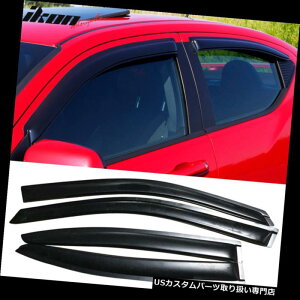 xgoCU[ hAoCU[ CK[h 08-14_bWAxW[ANEBhEoCU[4PcZbgɃtBbg Fits 08-14 Dodge Avenger Acrylic Window Visors 4Pc Set
