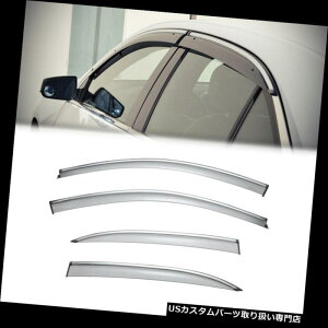 �x���g�o�C�U�[ �h�A�o�C�U�[ ���C���K�[�h �V�{���[�}���u2013-2015�p�N���[���g����[�N���b�vON]�T�C�h�E�B���h�E�x���g�o�C�U�[���C���K�[�h For Chevy Malibu 2013-2015 Chrome Trim[Clip ON]Side Window Ven