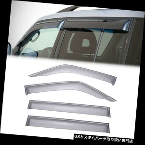 xgoCU[ hAoCU[ CK[h OHe01-06p[NbvON]TChEBhExgoCU[CK[hftN^[ For Mitsubishi Montero 01-06[Clip ON]Side Window Vent Visor Rain Guard D