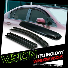 ベントバイザー ドアバイザー レインガード 04-07マリブマックス用ムーンルーフルーフデフレクター付きサンレインウィンドベントウィンドウバイザー Sun Rain Wind Vent Window Visors w/Moonroof Roof Deflector For 04-07 Malibu Maxx