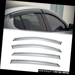 xgoCU[ hAoCU[ CK[h Kia Optima 11-15N[gyNbvONzEBhExgoCU[CK[hftN^[ For Kia Optima 11-15 Chrome Trim[Clip ON] Window Vent Visor Rain G