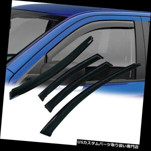 xgoCU[ hAoCU[ CK[h V{[N[Y11-15̂߂4{̉̑̑z̉JVF[hfBtN^[xgoCU[ 4Pcs Smoke Window Sun Rain Shade Deflector Vent Visors for Chevy Cruz