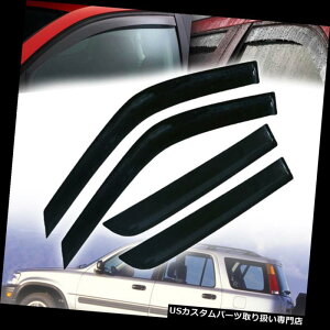 xgoCU[ hAoCU[ CK[h z_CRV 97-01̂߂4XhAEBhEoCU[TCftN^[VF[hK[hxg 4X Door Window Visors Sun Rain Deflector Shade Guard Vent for Honda