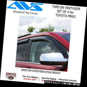 xgoCU[ hAoCU[ CK[h 94638g^vEX2016-2019pAVSe[vIxgoCU[CK[hi4 PCj 94638 AVS Tape-On Ventvisor Rain Guards (4 PC) for Toyota Prius 2016-2019