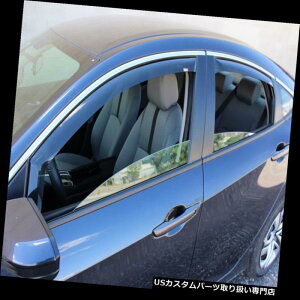 xgoCU[ hAoCU[ CK[h 2016-2018C`lxgoCU[z_VrbNiZ_j 2016-2018 In-Channel Vent Visors Honda Civic (Sedan)