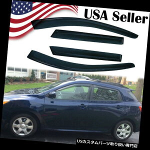 xgoCU[ hAoCU[ CK[h Pontiac Vibe /g^}gbNX09-13pEBhEoCU[xgCK[hftN^[ Window Visors Vent Rain Guards Deflector For Pontiac Vibe/Toyota Matrix 09