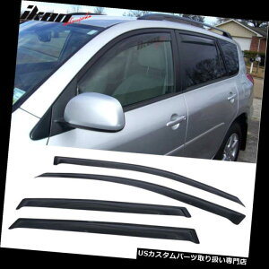 xgoCU[ hAoCU[ CK[h 06-12g^RAV4ANoCU[4Zbg Fits 06-12 Toyota RAV4 Acrylic Window Visors 4Pc Set