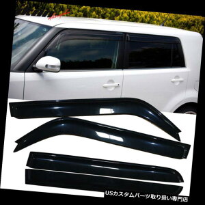 xgoCU[ hAoCU[ CK[h 08-15 Scion xBANEBhEoCU[4{ZbgɃtBbg Fits 08-15 Scion xB Acrylic Window Visors 4Pc Set