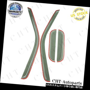 �x���g�o�C�U�[ �h�A�o�C�U�[ ���C���K�[�h �t�H�[�hF250 / 350 ExtendedCab 99-08�p4x�E�B���h�E�o�C�U�[�x���g�T�����C���K�[�h�V�[���h 4x Window Visors Vent Sun Rain Guard Shields For Ford F250/350 ExtendedCab 99-
