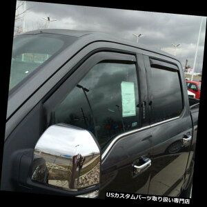 xgoCU[ hAoCU[ CK[h 2007 - 2009NNCX[AXŷ߂̃C`l4s[XxgoCU[ In-Channel 4 piece Vent Visors for a 2007 - 2009 Chrysler Aspen
