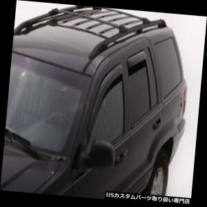 ベントバイザー ドアバイザー レインガード AVS 194650 1999年 - 2004年ジープグランドチェロキー4ピースインチャネルベンダー AVS 194650 1999-2004 Jeep Grand Cherokee 4 Piece In-Channel Ventvisor