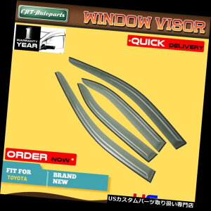 xgoCU[ hAoCU[ CK[h g^J2007-2011N̂߂̏4x̒̃oCU[̏ỏJ̏ Top 4x Injection Window Visors Vent Rain Shields for Toyota Camry 2007-2011