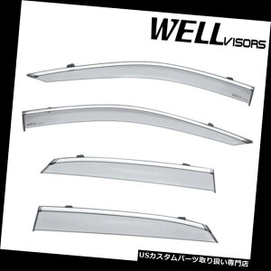 xgoCU[ hAoCU[ CK[h Lexus RX350 RX450h 16-18N[gp[NbvON]TChEBhExgoCU[C For Lexus RX350 RX450h 16-18 Chrome Trim [Clip ON]Side Window Vent Visor Rain
