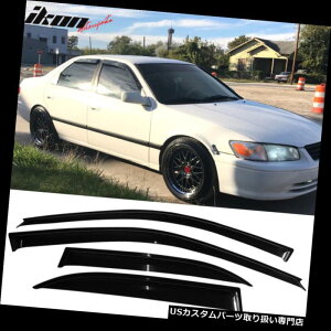 xgoCU[ hAoCU[ CK[h 97-01g^JZ_ANEBhEoCU[4PcZbgɃtBbg Fits 97-01 Toyota Camry Sedan Acrylic Window Visors 4Pc Set