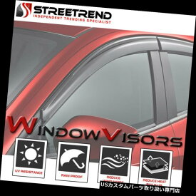 ベントバイザー ドアバイザー レインガード サン/レインガードスモークシェードデフレクターウィンドウバイザー2004-2007 Malibu Maxx Wagon Sun/Rain Guard Smoke Shade Deflector Window Visors 2004-2007 Malibu Maxx Wagon
