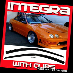 xgoCU[ hAoCU[ CK[h Nbv/uPbgtĂJDM 98 99 00 01CeO2hADC2TChEBhEftN^[ JDM 98 99 00 01 Integra 2 Door DC2 Side Window Deflectors with Clip