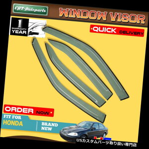 xgoCU[ hAoCU[ CK[h 4xEBhEoCU[xgCK[hV[htBbgz_VrbN96-00 4hAZ_ 4x Window Visors Vent Rain Guards Shields Fit Honda Civic 96-00 4-Door S