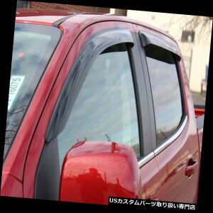 xgoCU[ hAoCU[ CK[h 2015 - 2018NGMCLjIN[Lupe[vIEBhftN^ Tape-On Wind Deflectors for a 2015 - 2018 GMC Canyon Crew Cab