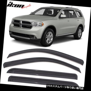 xgoCU[ hAoCU[ CK[h 11-18_bWfSANEBhEoCU[4PcZbgɃtBbg Fits 11-18 Dodge Durango Acrylic Window Visors 4Pc Set