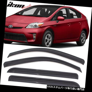 xgoCU[ hAoCU[ CK[h 10-15g^vEXANEBhEoCU[4ZbgɃtBbg Fits 10-15 Toyota Prius Acrylic Window Visors 4Pc Set