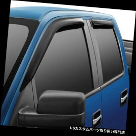 ベントバイザー ドアバイザー レインガード 2015-2018シボレーシルバラードHD 2500/3500クルーキャブスリムテープオンベントバイザー 2015-2018 Chevrolet Silverado HD 2500/3500 Crew Cab Slim Tape-on Vent Visors