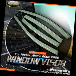 xgoCU[ hAoCU[ CK[h 4xEBhEoCU[xgCK[hV[htBbgYAeB}I[4DrsZ_f 4x Window Visors Vent Rain Guards Shields fit Nissan Altima Oly