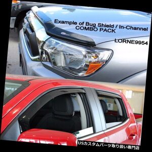 xgoCU[ hAoCU[ CK[h C`lxgoCU[ 2006 - 2012g^Rav4̂߂̃oOV[h In-Channel Vent Visors  Bug Shield for 2006 - 2012 Toyota Rav4