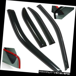 xgoCU[ hAoCU[ CK[h 92-95 Honda Civic 4DRX[NTVF[hC/EBhxgftN^[EBhEoCU[p For 92-95 Honda Civic 4DR Smoke Sun Shade Rain/Wind Vent Deflecto