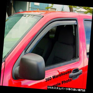 xgoCU[ hAoCU[ CK[h Y^C^LOLu2004N - 2015NɃ`lEBhftN^xgoCU[ɃtBbg Fits Nissan Titan King Cab 2004 - 2015 In Channel Wind Deflec