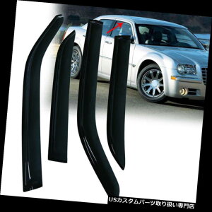 xgoCU[ hAoCU[ CK[h 05-10NCX[300_bW}Oi05-08pCK[hxgEBhEoCU[e[vI Rain Guard Vent Window Visors Tape-On for 05-10 Chrysler 300 Dodge Magn