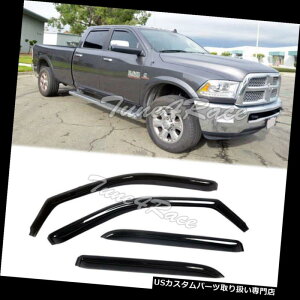 xgoCU[ hAoCU[ CK[h 09-Up Ram 1500 2500 3500N[LuTChEBhEC`loCU[fBtN^[p For 09-Up Ram 1500 2500 3500 Crew Cab Side Window In-Channel Visors Deflect