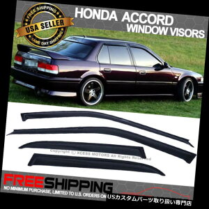 xgoCU[ hAoCU[ CK[h 90-93z_AR[hZ_EBhEoCU[p4Zbg For 90-93 Honda Accord Sedan Window Visors 4Pc Set