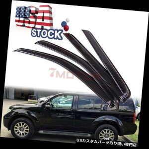 xgoCU[ hAoCU[ CK[h 2006-2011YpXt@C_[7M̂߂̕č4X̉̑̓J̃oCU[̏o̊Ď US 4X Smoke Window Sun Rain Visors Vent Guard For 2006-2011 Nissan Pathfinder 7M