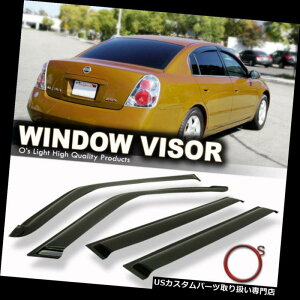 xgoCU[ hAoCU[ CK[h tBbg02-06AeB}SLX[NEBhExgTVF[hANCK[hoCU[ Fit 02-06 Altima SL Smoke Window Vent Sun Shade Acrylic Rain Guar