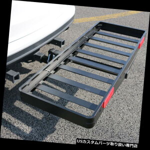 J[S [t LA A~+X`[܂肽݃V[o[qb`J[SLA50 "x 20"XgOAvB v Aluminum+Steel Folding Receiver Hitch Cargo Carrier 50" x 20" Strong  Durable
