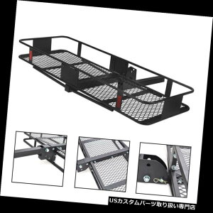 J[S [t LA 60 "܂肽ݎSUVgbNݕLAoXPbgוqb`}Eg2"V[o[ 60" Folding Car SUV Truck Cargo Carrier Basket Luggage Hitch Mount 2" Receiver