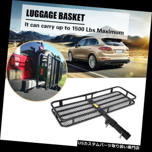 J[S [t LA ܂肽݉ݕLAbNObhוoXPbg2 "qb`}EgATVSUVgbN Folding Cargo Carrier Rack Grid Luggage Basket 2" Hitch Mount ATV Car SUV Track