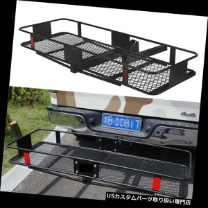 J[S [t LA 60 "܂肽݉וoXPbgݕLA^lqb`}EgV[o[500|h 60" Folding Luggage Basket Cargo Carrier Hauler Hitch Mounted Receiver 500lbs