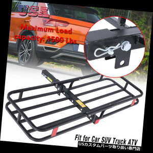 J[S [t LA |S܂肽݉ו̉ݕoXPbg̃LAgbNSUṼg[[̎M@̃qb`bN Steel Folding Luggage Cargo Basket Carrier Truck SUV Trailer Receiver Hitch Rack