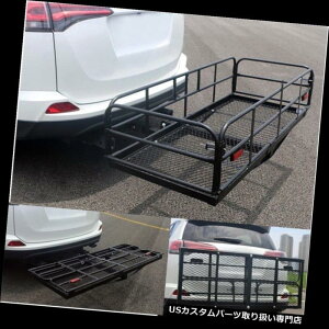 J[S [t LA |[^u܂肽݃qb`}EgݕLA}EgoXPbgוbN Portable Folding Hitch-Mount Cargo Carrier Mounted Basket Luggage Rack US