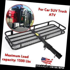J[S [t LA |S܂肽݉ݕLAObhוoXPbg}EgbNqb`SUVgbN Steel Folding Cargo Carrier Grid Luggage Basket Mounted Rack Hitch Car SUV Truck