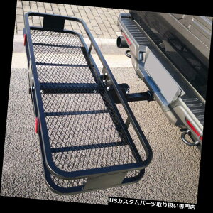 J[S [t LA 500 LBS̃qb`}EgꂽݕoXPbg59 "x20" x5.9 "܂肽݉ݕbNLA Hitch Mounted Cargo basket 59"x20"x5.9" Folding Cargo Rack Carrier With 500 LBS